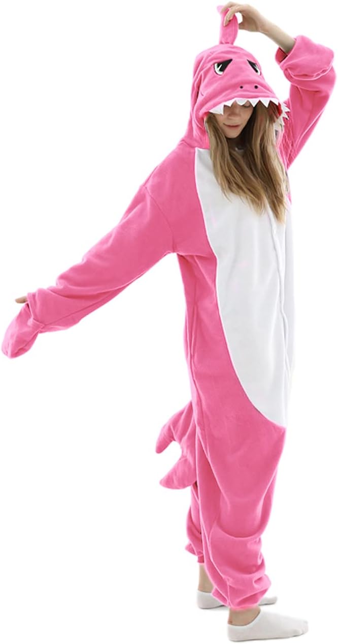 Shark Onesie Adult Halloween Costume for Cozy Fun and Comfort