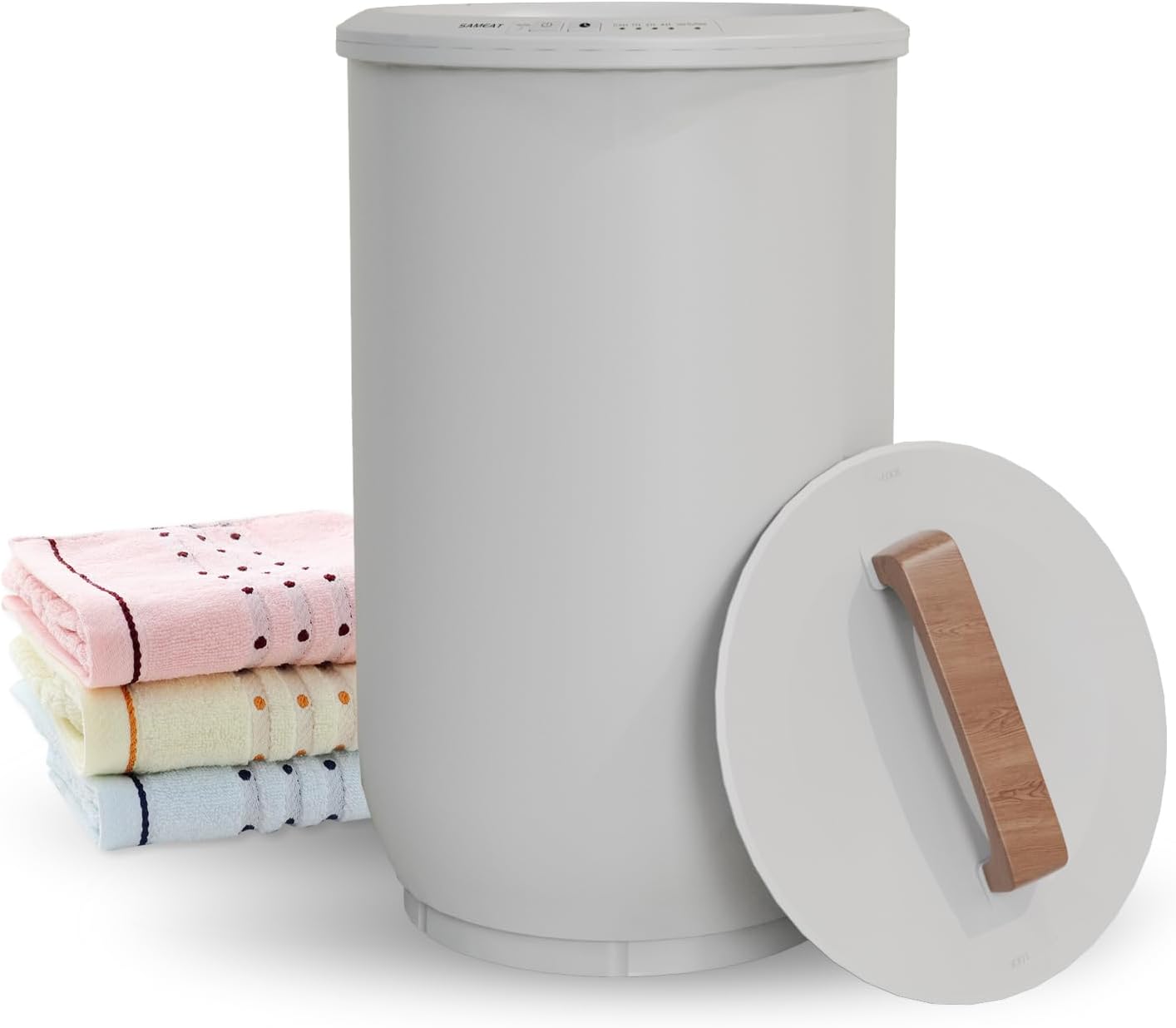 SAMEAT Bucket Style Towel Warmers for Large Towels and Bathrobes