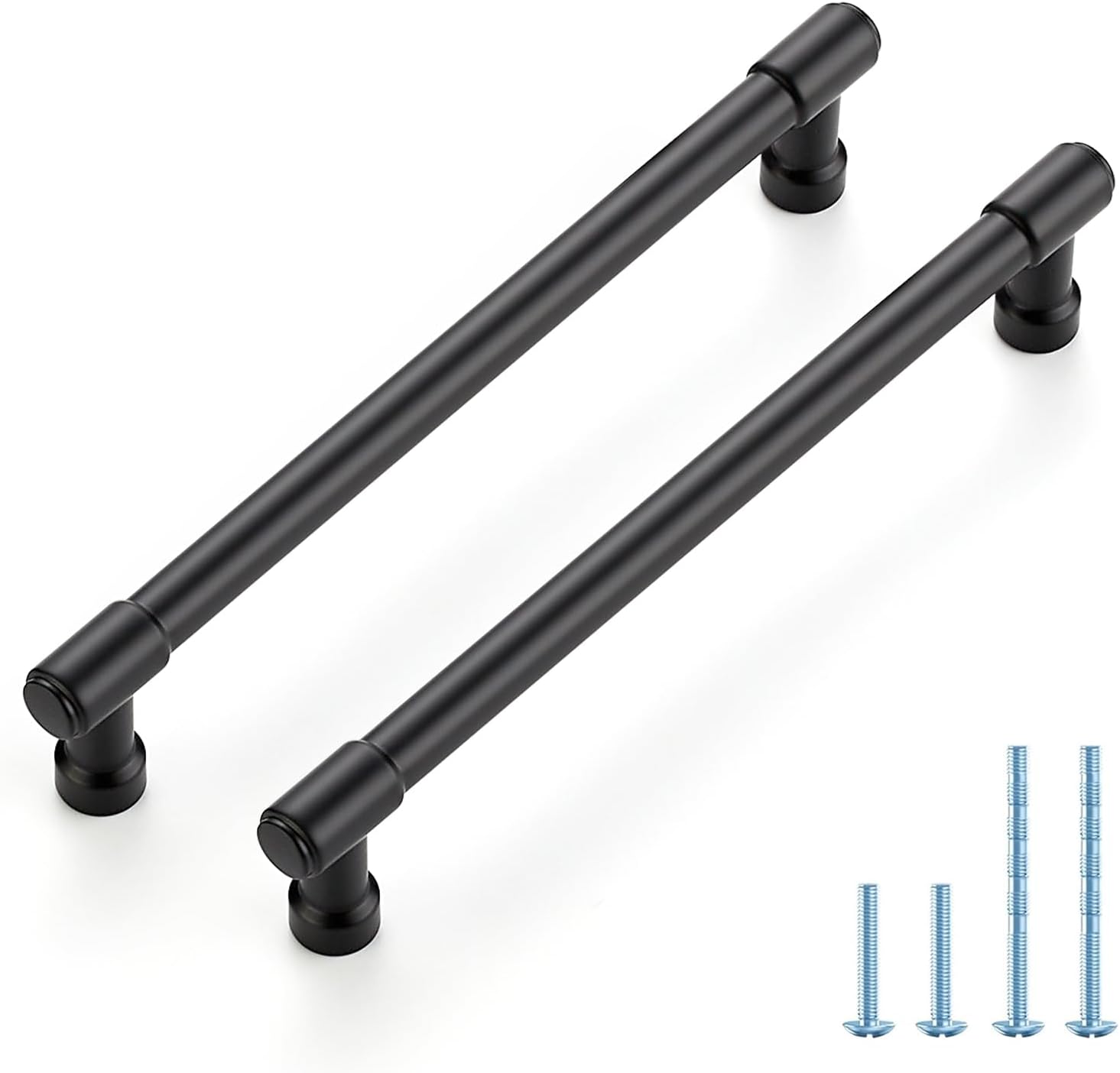 Modern Matte Black Cabinet Handles for Stylish Home Upgrade