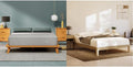 Siena 12 Twin XL Mattress with Bamboo Bed Frame - Medium Firm Comfort