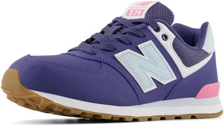 New Balance Boys' 574 V1 Lace-Up Sneakers for All-Day Comfort
