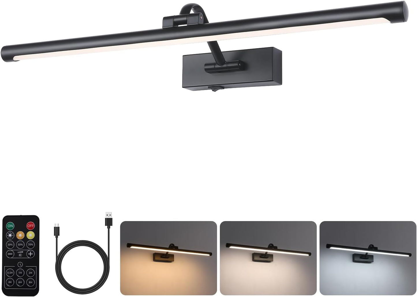 23.6 Inch Battery Operated Picture Lights for Art and Gallery