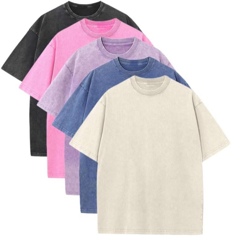 Unisex Cotton Crew T-Shirts Pack for Casual and Sports Wear