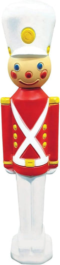 PMU Christmas Light-Up Toy Soldier 31 in Holiday Yard Decor