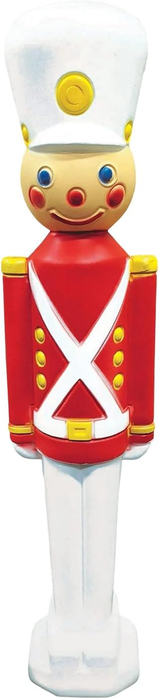 PMU Christmas Light-Up Toy Soldier for Indoor and Outdoor Decor