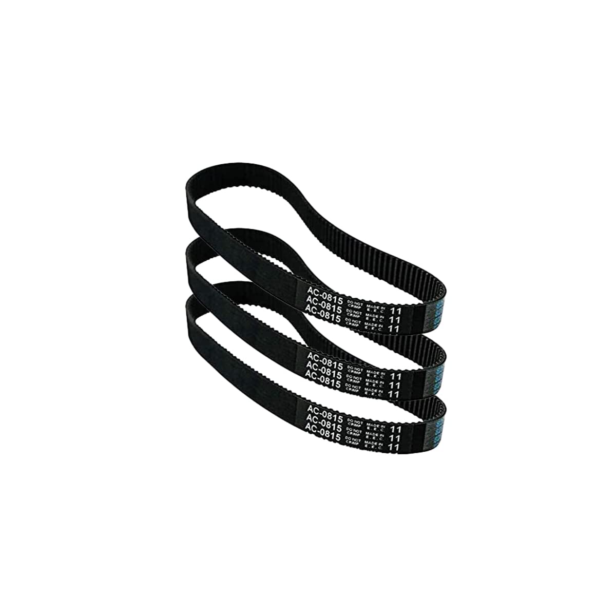 3 Pack AC-0815 Air Compressor Belts - Long-lasting Strength
