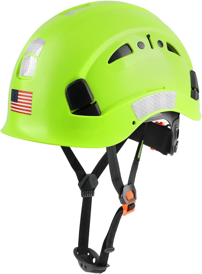 GREEN DEVIL Safety Helmet Hard Hat Adjustable Lightweight Vented