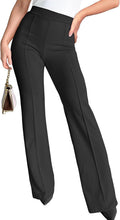 Wide Leg Dress Pants for Women High Waist - Office Pull On Agenlulu
