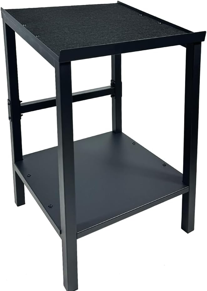 Black Heavy Duty Adjustable Dumbbell Stand for Home Gym Use