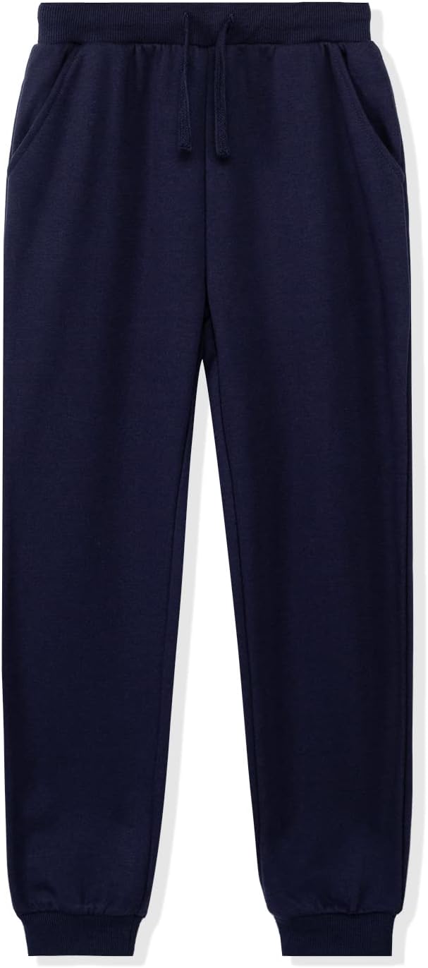UNACOO Kids Fleece Sweatpants for Boys and Girls Ages 3-12