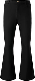 Mens Bell Bottom Pants 70s Disco Outfits - Slim Flared Trousers