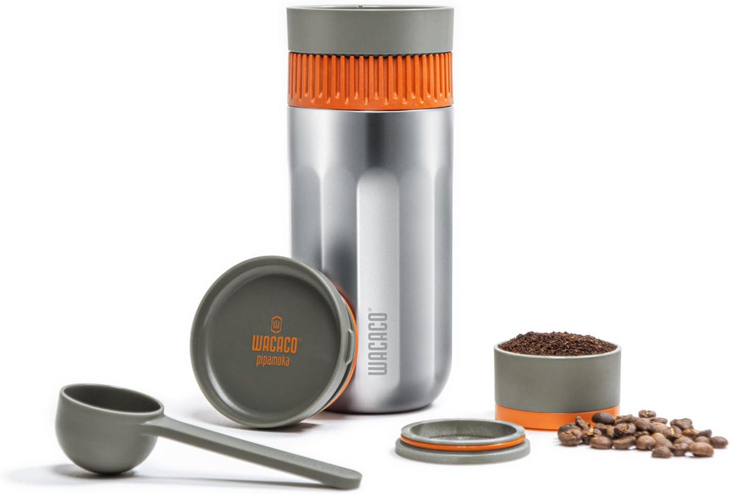 WACACO Pipamoka Portable Coffee Maker: All-in-One Insulated Brewer