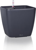 15x14 Slate Gray Matte Self Watering Planter with Wheels - Indoor