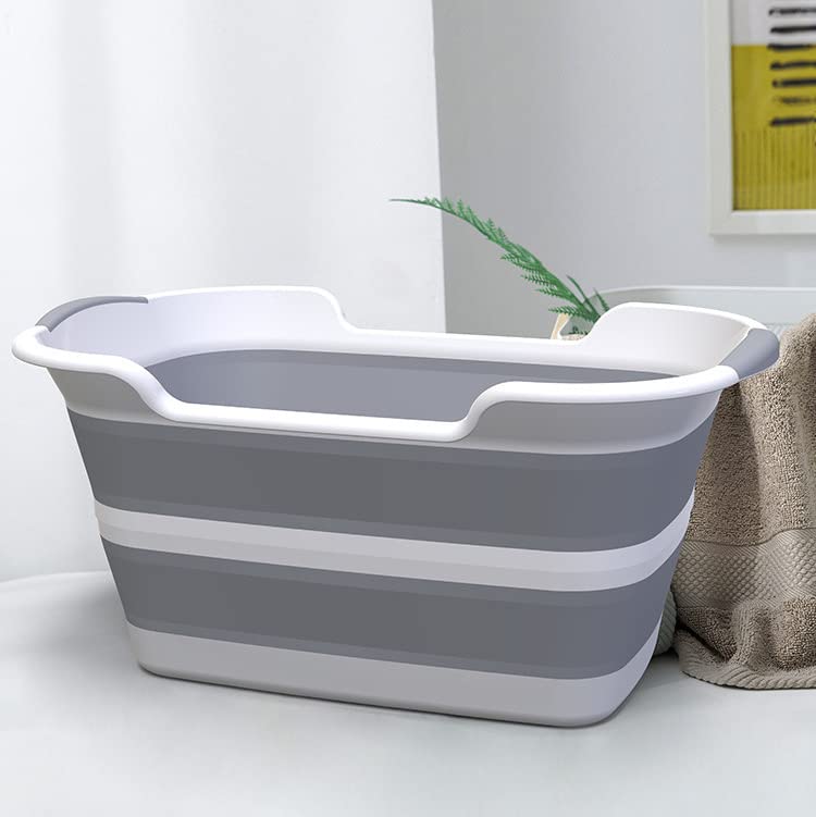 Collapsible Pet Bathtub for Small Dogs and Cats, Portable Design