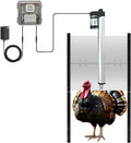 Automatic Turkey Coop Door with Timer - Extra Large 22x23 in Opening