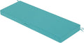 Outdoor Bench Cushion 48 in x 18 in x 3 in - Waterproof Teal