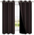 NICETOWN Complete 100% Blackout Curtains - Thermal, Noise Reducing