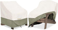 Waterproof 2 Pack Patio Adirondack Chair Cover - Fits up to 32W x 35D
