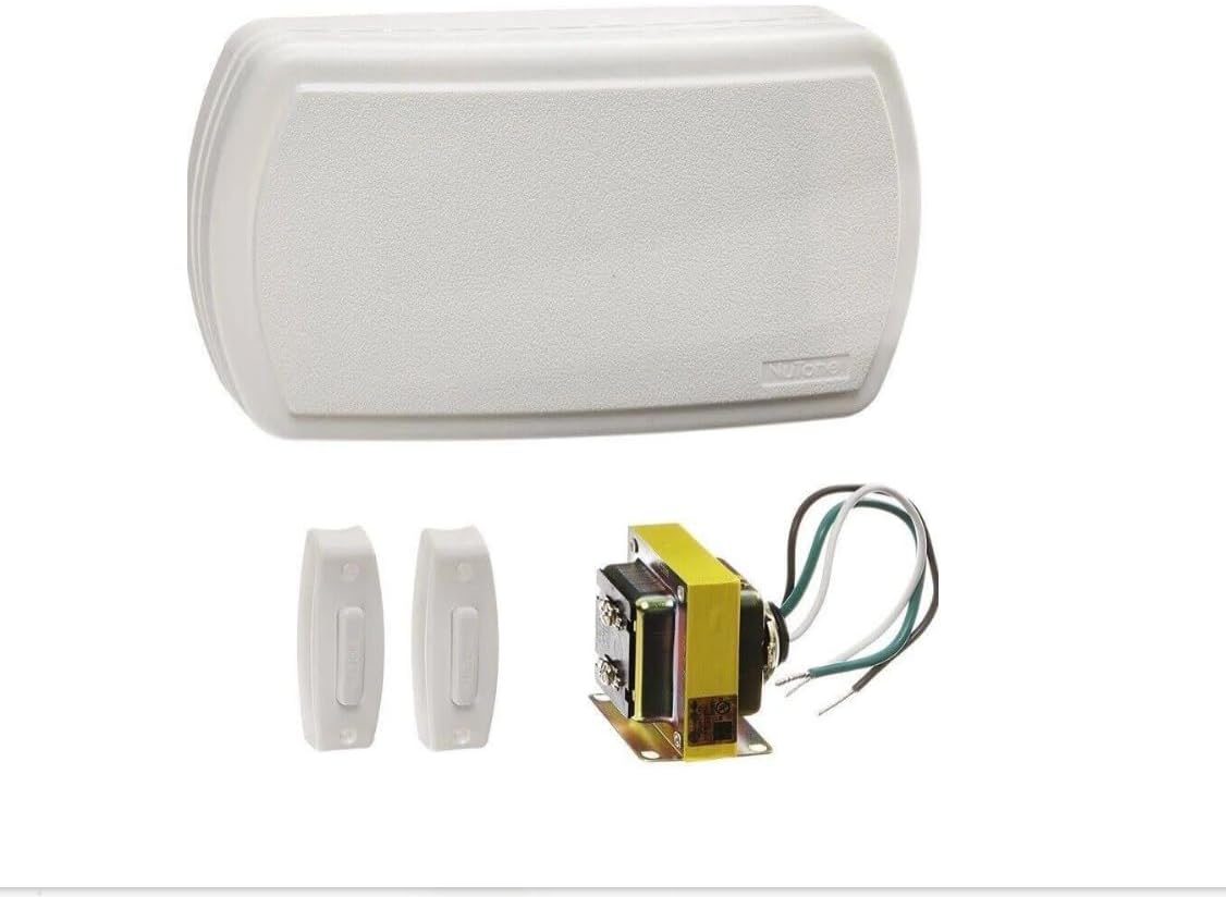 Broan-NuTone BK125LWH Builder Chimes Kit with Lighted Pushbuttons