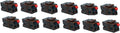 Speaker Spring Clip Keystone Jack - 12 Pack Brown - Push & Play