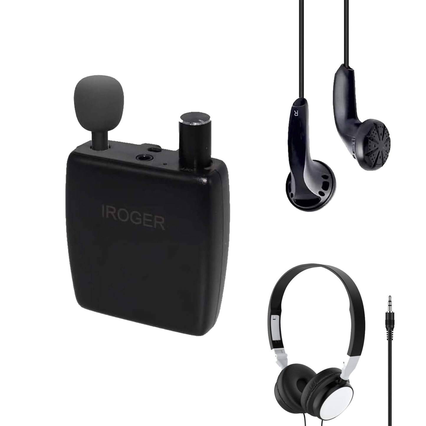 Rechargeable Hearing Amplifier with Directional Microphone Features