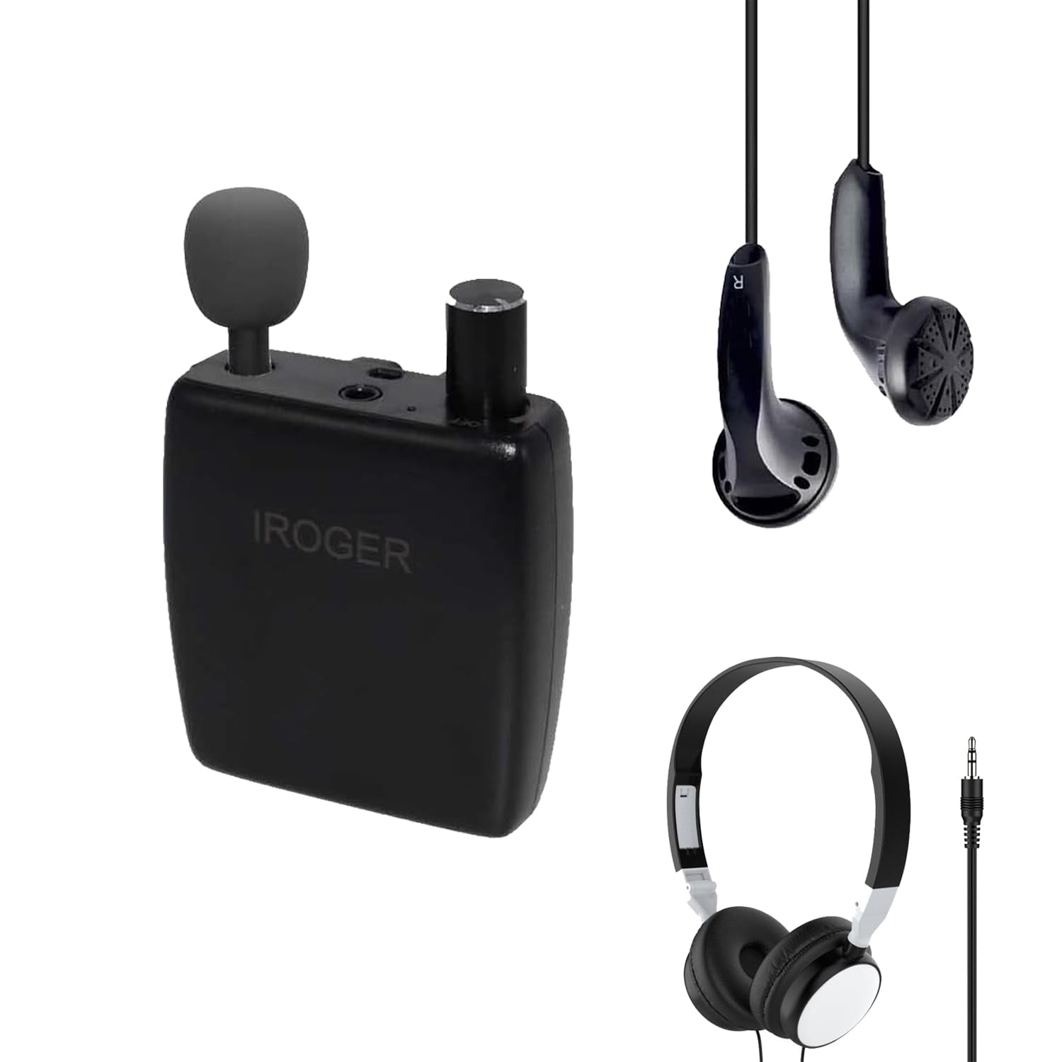 Rechargeable Hearing Amplifier with Directional Microphone Features