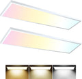 AIKVSXER 1x4 LED Flat Panel Surface Mount Ceiling Light - Bright