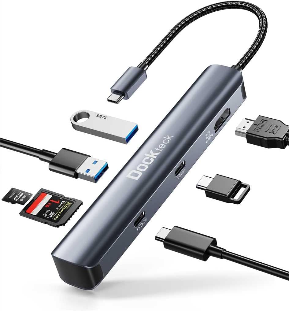 dockteck USB C Hub Multiport Adapter for Seamless Connectivity