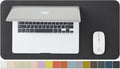 Non-Slip Desk Pad - Ultimate Desk Organization (Black,23.6x11.8)