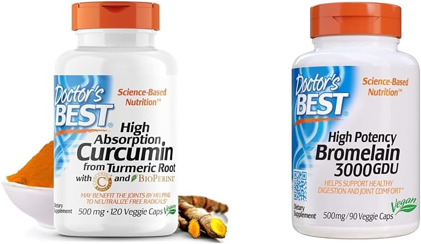 High Absorption Curcumin with Bromelain for Healthy Digestion