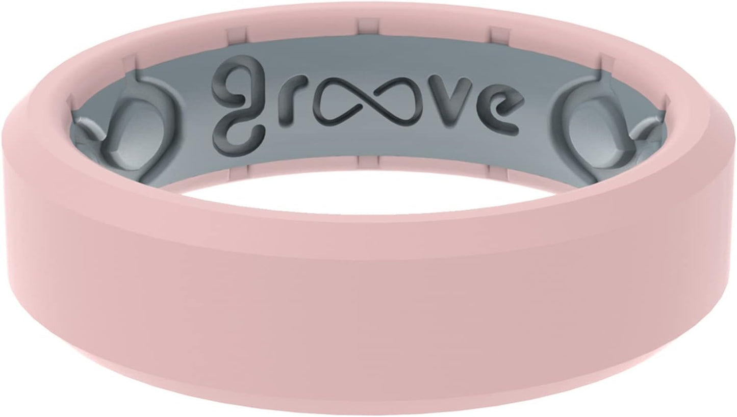 Groove Life Edge Silicone Ring - Breathable Comfort Fit Design