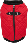 Gooby Fashion Vest Dog Jacket - Warm Zip Up Bomber Vest