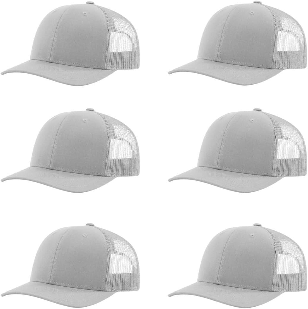 Richardson 112 Classic Six-Panel Adjustable Snapback Trucker Cap