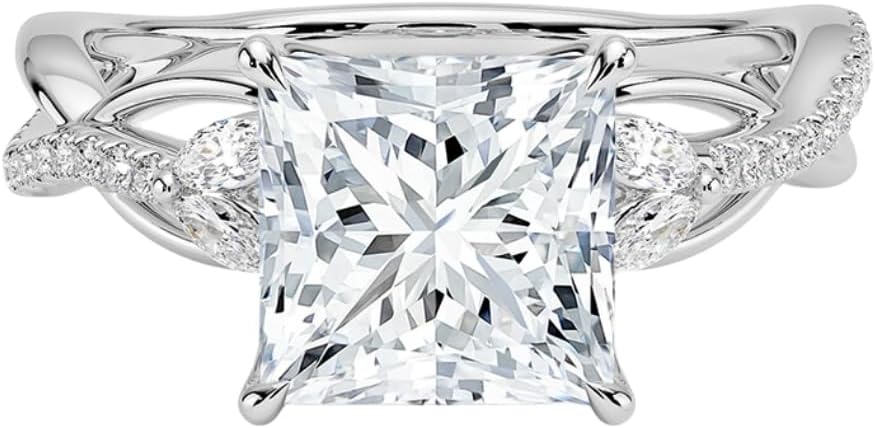 1-3 CT Moissanite Engagement Ring for Timeless Elegance