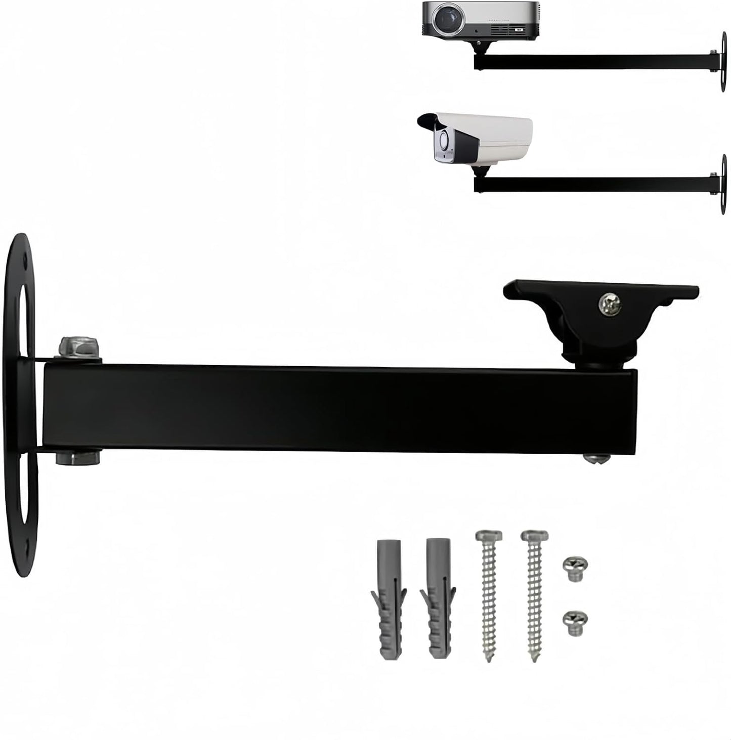 GledeYeTec 20cm Corner Mount Bracket: 180 Rotatable Arm