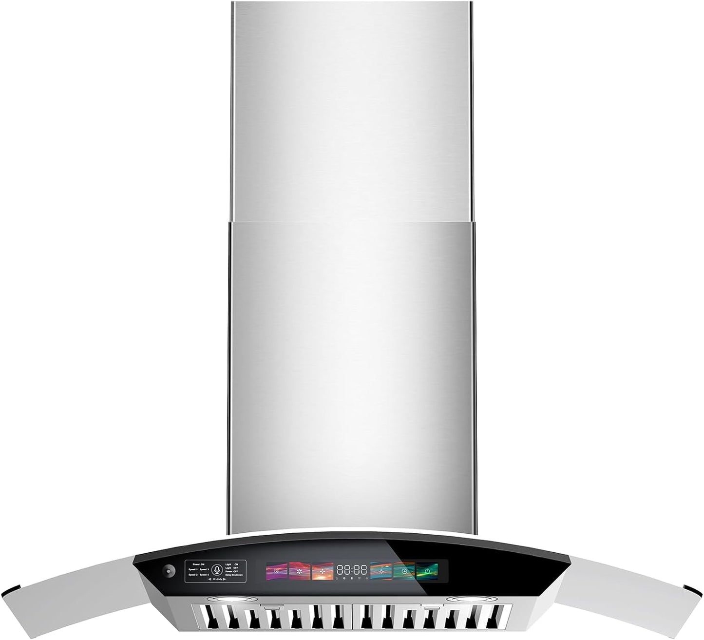 30 inch Wall Mount Range Hood with Voice Control and 900 CFM