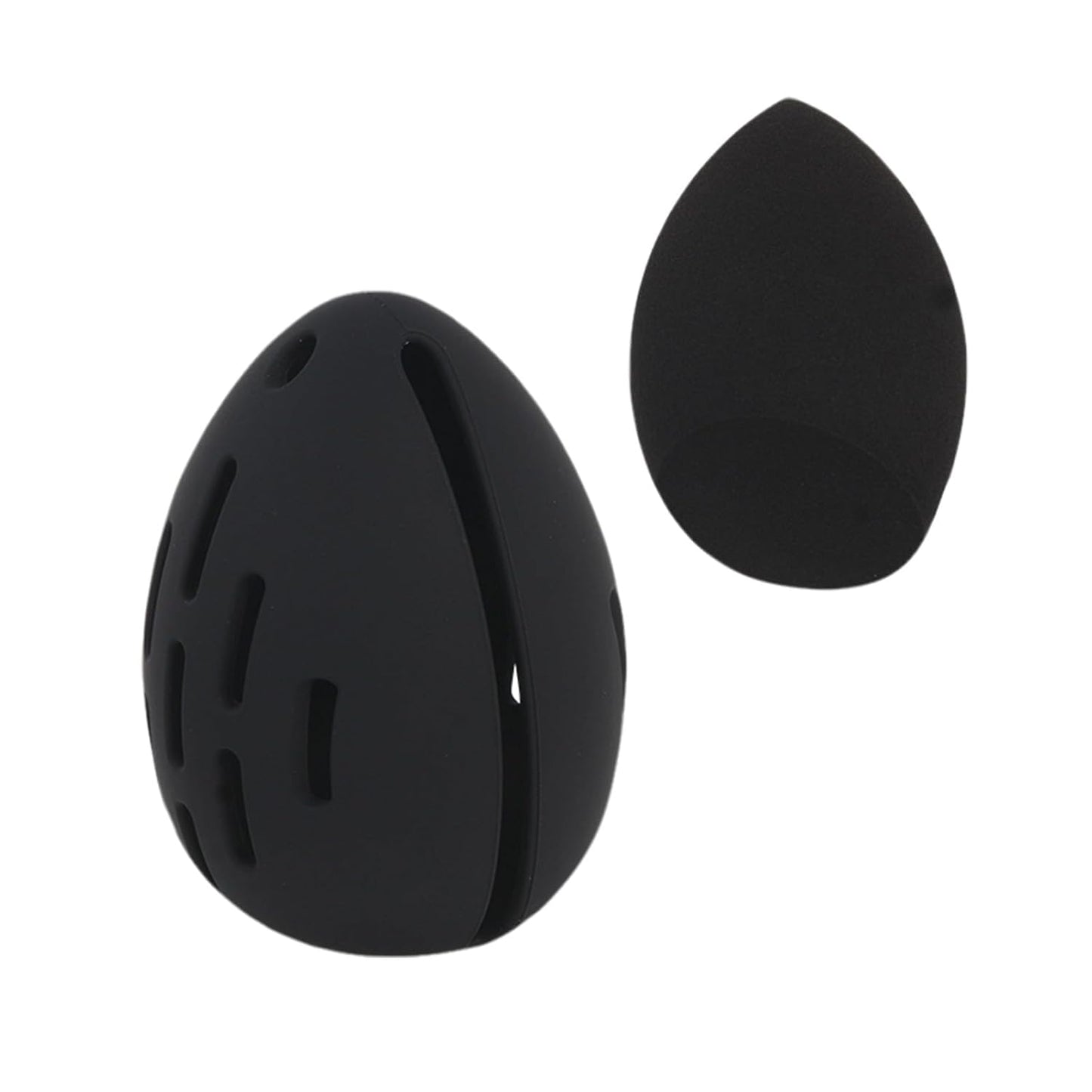 Breathable Makeup Sponge Holder Set by Azmoncy | Washable Silicone Organizer