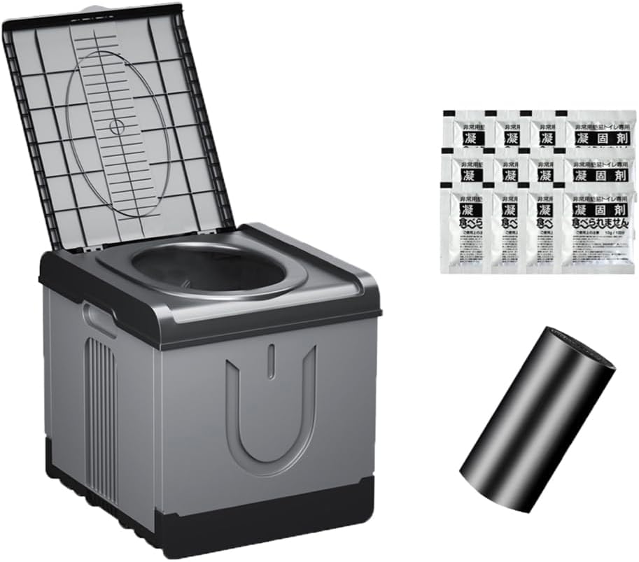 Big & Tall Portable Toilet - Nomadnia - Spacious Comfort