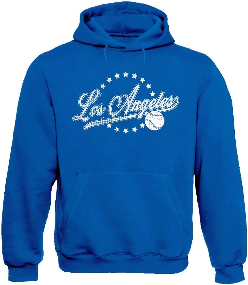 Xtreme Apparrel Team Vintage Style Men's Hoodie for Baseball Fans