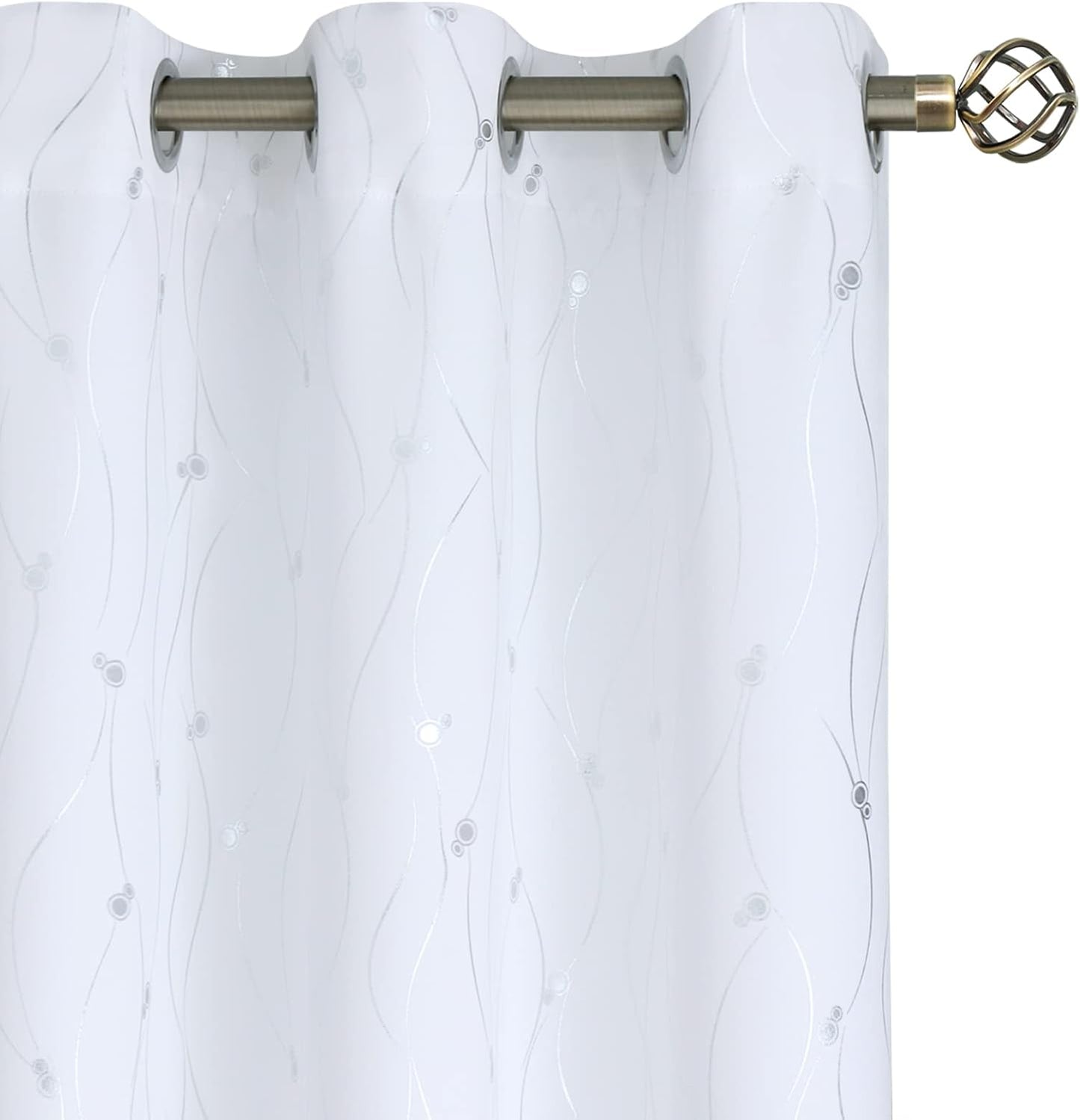 BGment Room Darkening Curtains 63 Inch Length for Bedroom Use