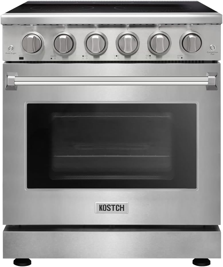 30 Inch Professional Electric Range with 5 Heating Elements Cooktop
