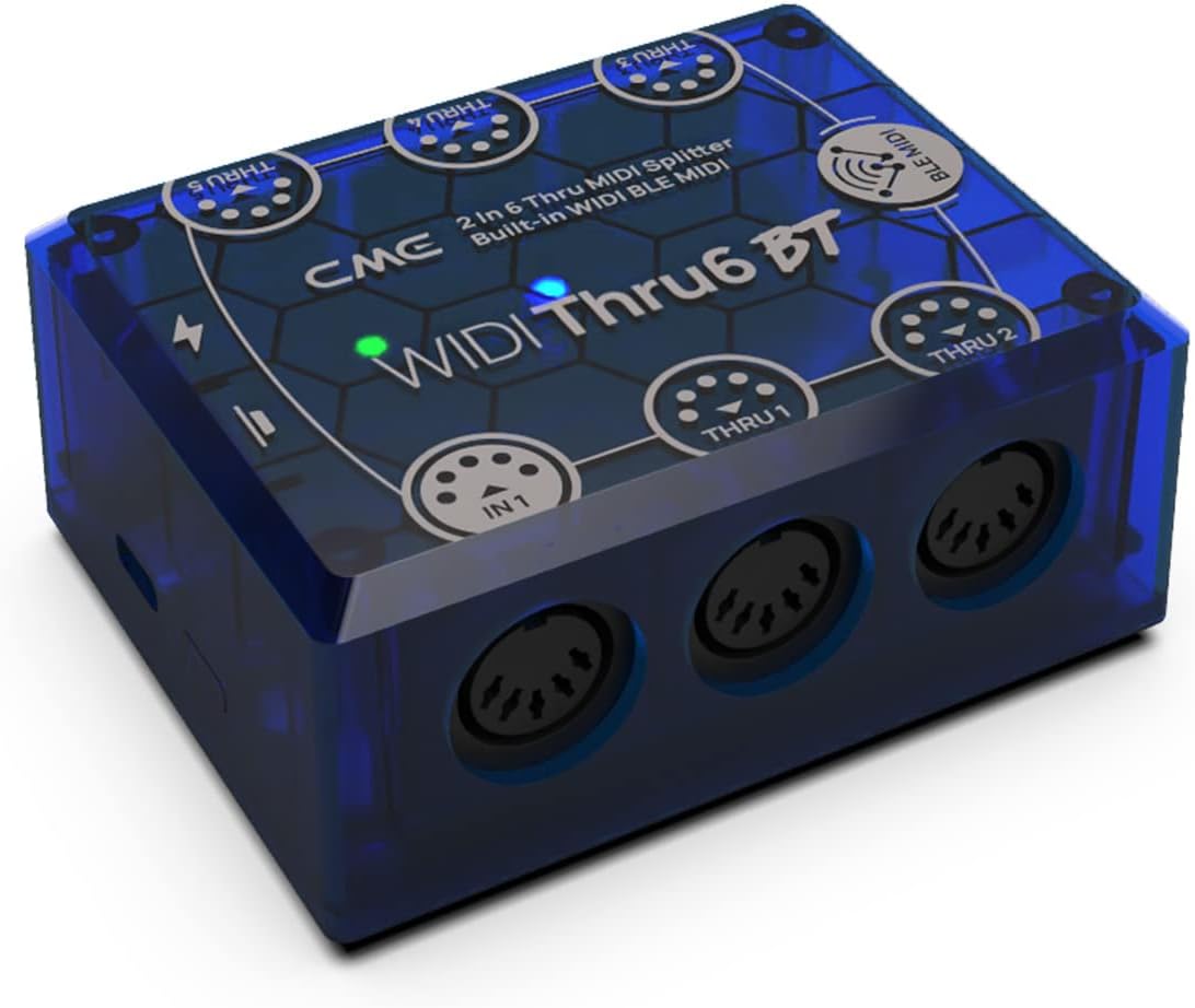 CME WIDI Thru6 BT - 2-in-6-out MIDI Thru/Split for Musicians