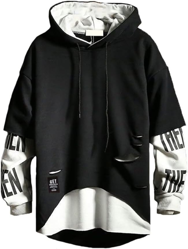DUDHUH Hip-Hop Hoodie: Stylish Techwear Pullover