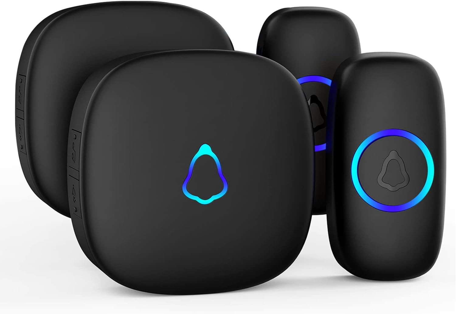 SECRUI Wireless Doorbell Set: Easy Install, 58 Chimes, LED, 1000Ft Range!