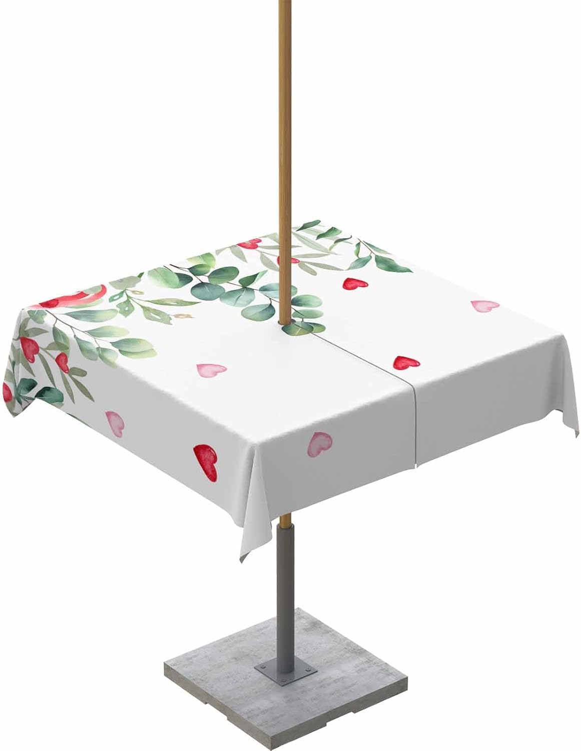 Spillproof Valentine's Outdoor Tablecloth - Elegant & Practical!