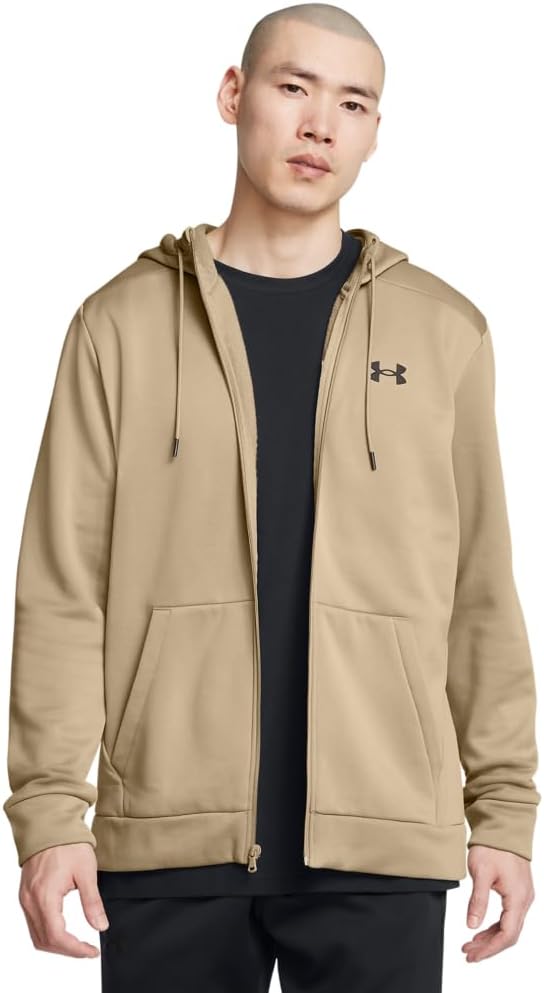 Under Armour Men's Armourfleece Full Zip Hoodie for Comfort