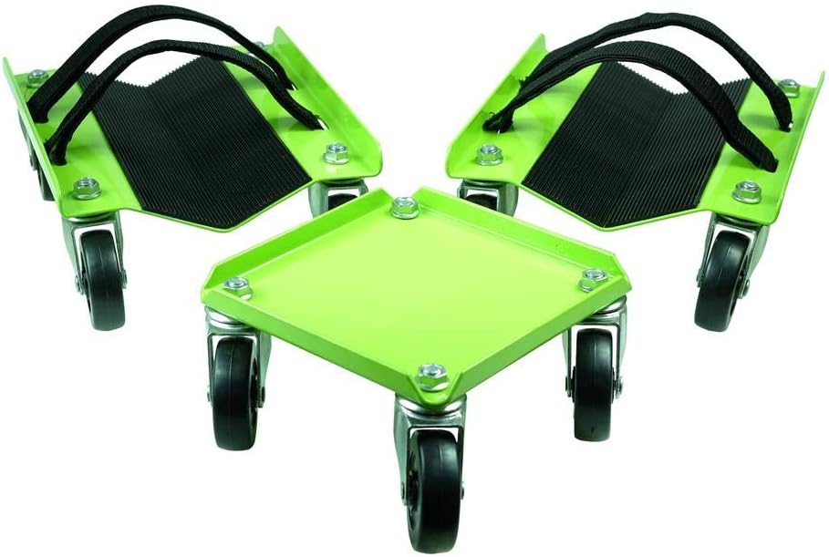 Snowmobile Dolly Heavy Duty V-Slide with 2.5 Nylon Casters