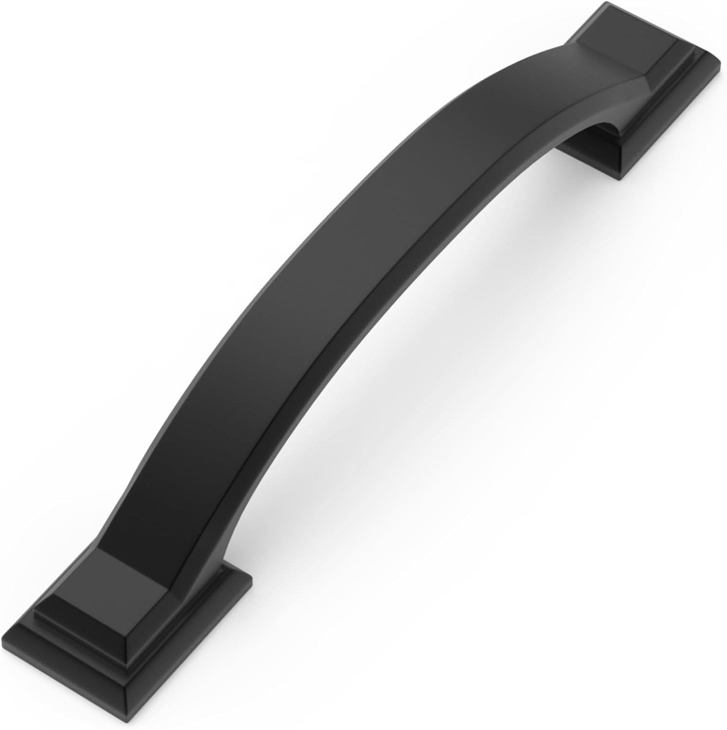 10 Pack 3-3/4 Inch Matte Black Cabinet Pulls for Kitchen Use