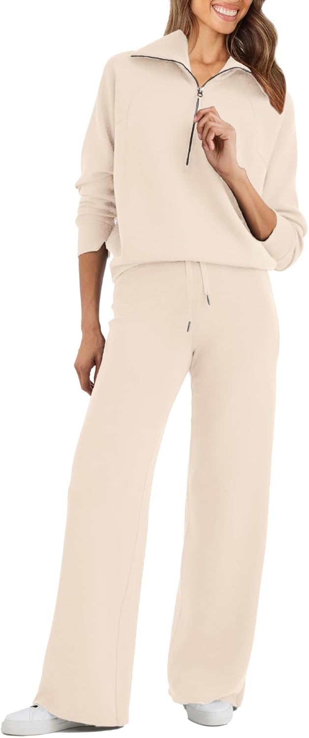 Glamaker Womens 2 Piece Outfits for Cozy Lounge and Travel
