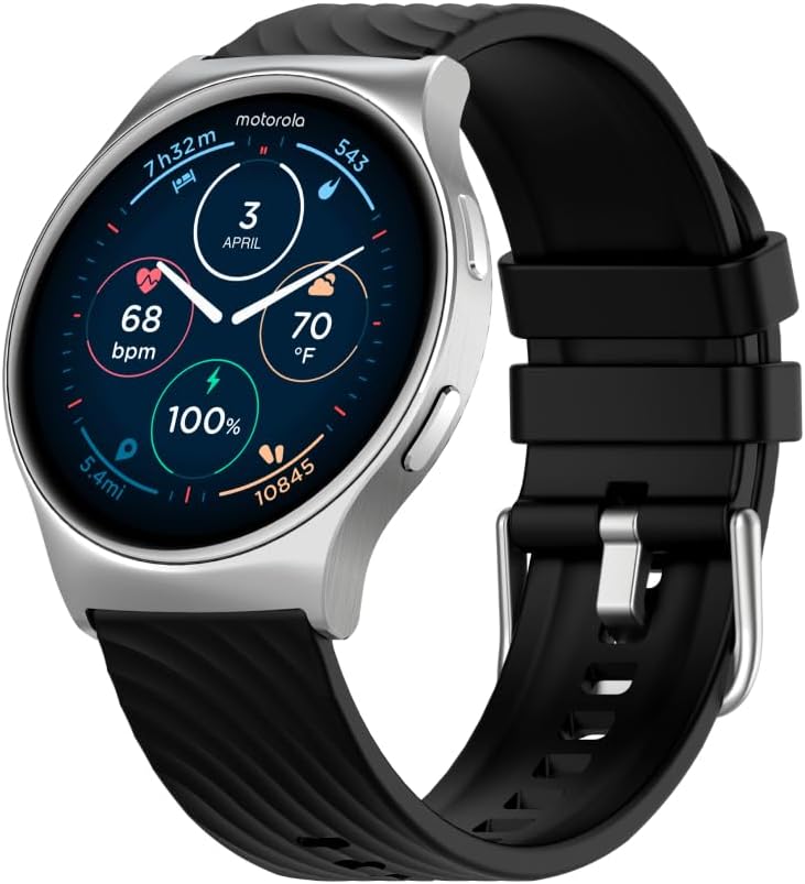 Motorola Moto Watch 120 - Premium Bluetooth Smartwatch Features
